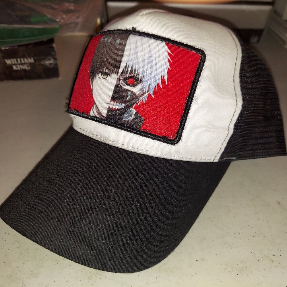 Tokyo Ghoul Split Trucker's Cap Hat Ken Kaneki Eto Yoshimura Adjustable Hat